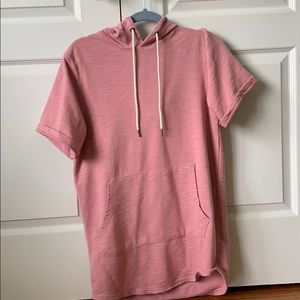 Men’s short sleeve length sweatshirt